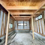 京都市伏見区にて大工工事・革染め工場の改装工事〈床組・2階造作〉 施工後